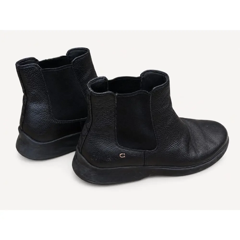 Coach CitySole G5403 Black Leather Chelsea Boots Men’s SIZE 9.5
